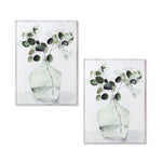 Melrose Wood Eucalyptus Plaque (Set of 2)