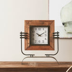 Square Wood Clock