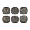 Melrose Ornamental Punched Metal Candle Holder (Set of 4)