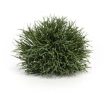 Plastic Spring Grass Half Orb 6" Set of 24, Artificial Greenery Balls for Home Decor by Melrose