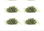 Spring Boxwood Half Orb, Set of 6, 12"L Plastic Faux Green & White Foliage Decor by Melrose