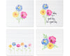 floral tile coaster