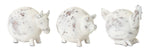 Melrose Weathered Stone Farm Animal Figurine (Set of 3)