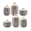 Melrose Navy Criss-Cross Mini Vase Collection – Indoor Home Decor
