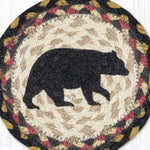 Earth Rugs American Bear Round Coaster – 100% Natural Jute 7