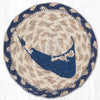 LC-444 Nantucket round large coaster 7x7 inches