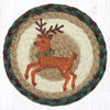 LC-508 Reindeer round large coaster 7x7 inches