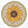 LC-529 Sunflower round large coaster 7x7 inches