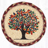 Handmade Tree of Life Coaster – Natural Braided Jute Drink Mat