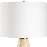 Uttermost 30507-1 Maury Travertine Table Lamp with Unfilled Stone Look