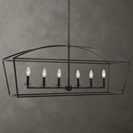 Uttermost Clayton Bronze Linear Chandelier – Rustic Elegance