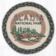 Rustic Bridge Scene Trivet – Acadia Print on 10