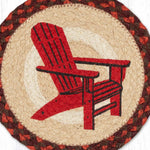 Earth Rugs Outdoor Decor – Chair Print Trivet for Cottage Kitchen