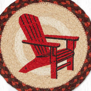 Earth Rugs Outdoor Decor – Chair Print Trivet for Cottage Kitchen