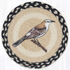 Braided Round Trivet – Mockingbird Design for Rustic or Farmhouse Kitchens