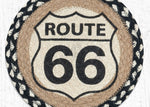 Earth Rugs Hand-Braided Route 66 Trivet – 10