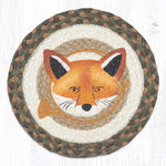 Earth Rugs Eco-Friendly Animal Hot Pad – 10" Fox Trivet for Kitchen or Wall Art