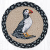 Harry W. Smith Seabird Round Trivet – 10" Puffin Art for Dining Table