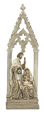 Melrose Holy Family Nativity Arch with Gold Finish 23.25"H