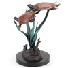 SPI Home Handcrafted Lagoon Encounter Double Turtles Sculpture