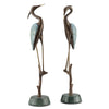 SPI Home Realistic Wetlands Heron Pair Statue For Wildlife Lovers