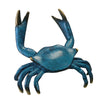 Blue Crab Figurine Decor – Brass – 4 H – Tabletop Display – SPI