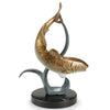 SPI Home Handcrafted Shallowwater Fighter Redfish Sculpture
