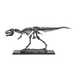 SPI Home Fierce Tyrannosaurus Rex Skeleton – 29" Brass Dinosaur Sculpture for Table or Shelf Display