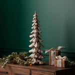 26-inch Gold Flocked Tree for Christmas Displays