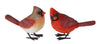 Christmas Resin Cardinal Birds – 4" (Set of 4)