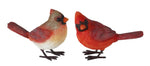 Small Cardinal Bird Figures – 4" (Set of 4) by Melrose