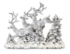 Melrose Snowy Deer and Trees Tabletop Display 16"L