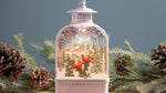 Cardinals Snow Globe Lantern – Plastic 10.5H – Indoor Christmas Display – By Melrose