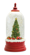 Snow Globe – Tree 10.5H – Battery or USB Powered – By Melrose
