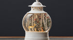 LED Snow Globe Lantern – Deer 11.5H – Indoor Holiday Decor – By Melrose