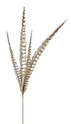 Faux pheasant feather decorative spray
