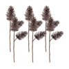 Melrose Double Pine Cone Spray (Set of 6)