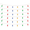 LED Light String Slim Profile 0.25 in Height 8 Foot Plastic Copper For Seasonal Displays By Melrose