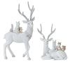 Melrose Winter Deer with Woodland Friends Figurine (Set of 2)