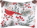 Greenland Home Fashions Cardinal Plaid Standard Pillow Sham, 20x26Inch