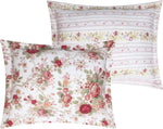 Greenland Home Fashions  Antique Rose GL-2309CDKS King Duvet Pillow Sham, 20x36Inch