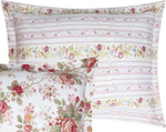 Antique Rose Standard Duvet Pillow Sham – 20x26 Cotton Floral Cover