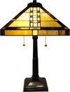 Fine Art Lighting Mission Style Tiffany Table Lamp M1475