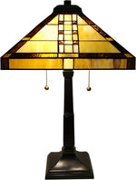 Fine Art Lighting FAL-M1475 Mission Style Tiffany Table Lamp