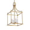 Montreal Lantern Pendant – Glam Brass and Crystal Design