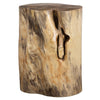 Uttermost Habitat natural tamarind wood accent stool 16x16x20
