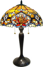 Fine Art Lighting 24" Victorian Style Tiffany Floral Table Lamp