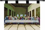 Last Supper Wall Decor – 36 x 26 Inch Hanging Textile by Manual Woodworkers