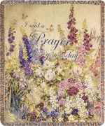 Butterfly Paradise W/Verse Cotton Tapestry Throw – 50x60 inch by Manual Woodworkers