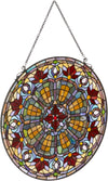 Fine Art Lighting 24" Multicolor Tiffany Style Stained Glass Panel